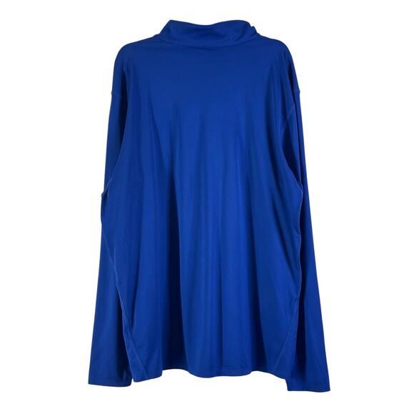 Golden State Warriors Nike Half Zip Long Sleeve Pullover Shirt Jacket Royal Blue - Picture 3 of 10